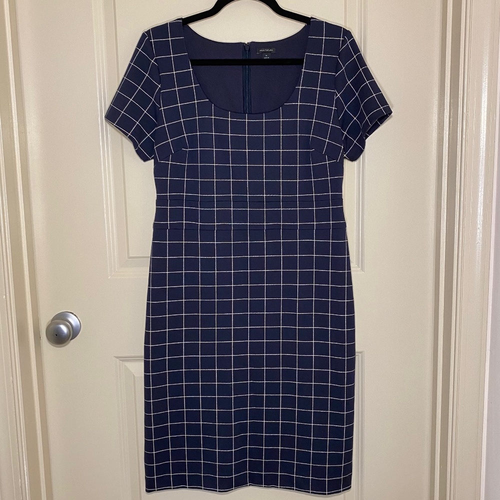 Ann Taylor Short Sleeve Pencil Dress